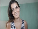 Sexy Franse meid wordt opgepikt door onze cameraman voor en beetje lol